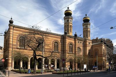 Budapest, Dohány utcai zsinagóga (Nagy Zsinagóga)-stock-foto