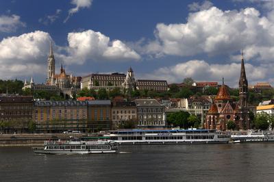 Budapesti panoráma-stock-foto