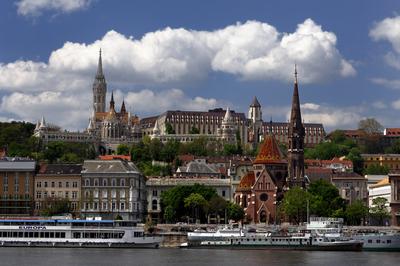 Budapesti panoráma-stock-foto