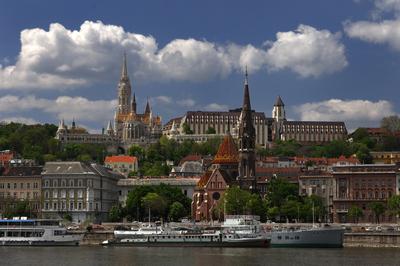 Budapesti panoráma-stock-foto
