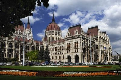 Budapest, Országház (Parlament)-stock-foto