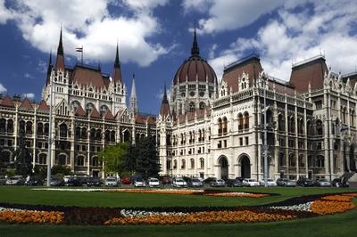 Budapest, Országház (Parlament)-stock-foto