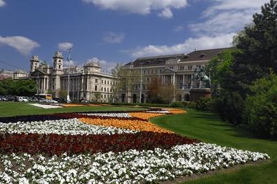 Budapest, Kossuth Lajos tér-stock-foto