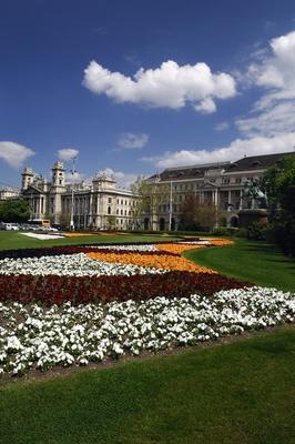 Budapest, Kossuth Lajos tér-stock-foto