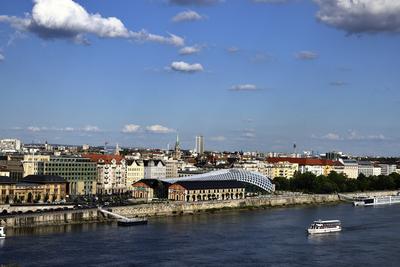 Budapest, Bálna kulturális központ-stock-foto