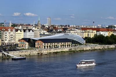 Budapest, Bálna kulturális központ-stock-foto