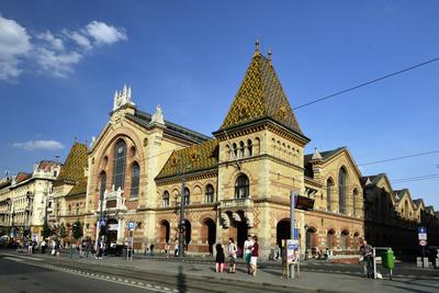 Budapest, Vásárcsarnok-stock-foto