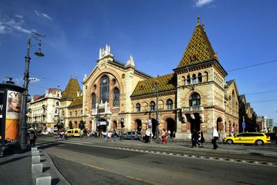 Budapest, Vásárcsarnok-stock-foto