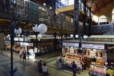 Budapest, Vásárcsarnok-stock-foto