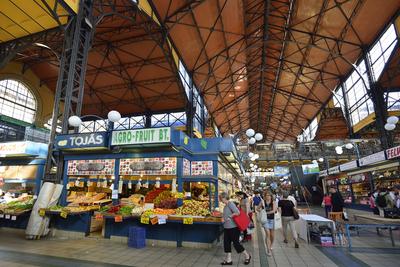 Budapest, Vásárcsarnok-stock-foto