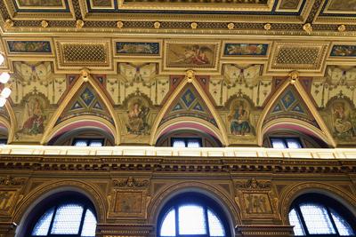 Budapest, Alexandra Könyvesház-stock-foto