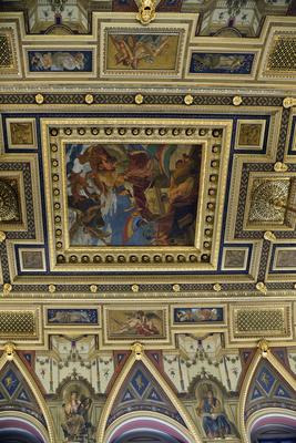 Budapest, Alexandra Könyvesház-stock-foto