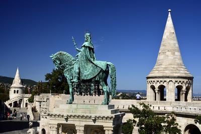 Budapest, Halászbástya-stock-foto