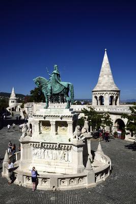 Budapest, Halászbástya-stock-foto