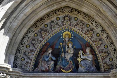 Budapest, Mátyás-templom-stock-foto