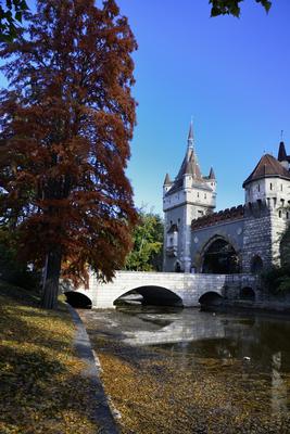 Budapest, Vajdahunyad vára-stock-foto