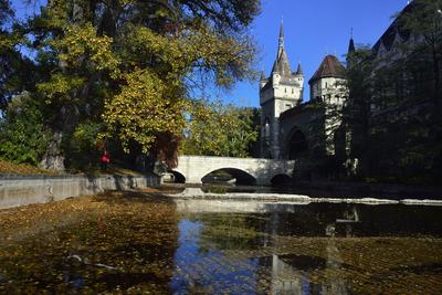 Budapest, Vajdahunyad vára-stock-foto