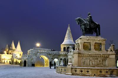 Budapest, Halászbástya-stock-foto