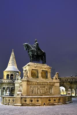 Budapest, Halászbástya-stock-foto