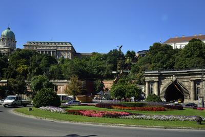 Budapest, Várhegy-alagút-stock-foto