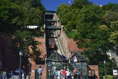 Budapest, Budavári Sikló-stock-foto