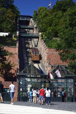 Budapest, Budavári Sikló-stock-foto