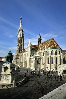 Budapest, Mátyás-templom-stock-foto