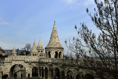 Budapest, Halászbástya-stock-foto
