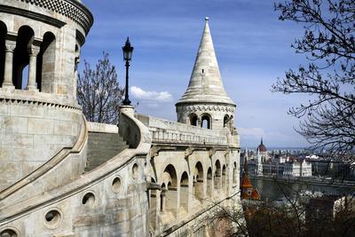 Budapest, Halászbástya-stock-foto