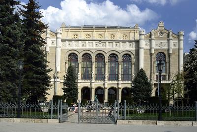 Budapest, Pesti Vigadó-stock-foto