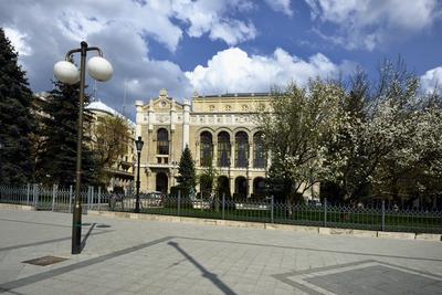 Budapest, Pesti Vigadó-stock-foto