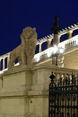 Budapest, Várkert Bazár-stock-foto