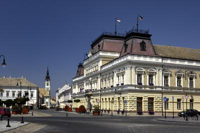Baja város főtere-stock-foto