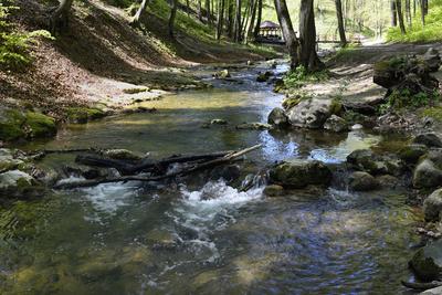 Bakonynána - Római fürdő-stock-foto