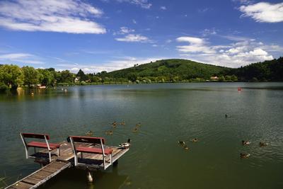 Bánki tó-stock-foto