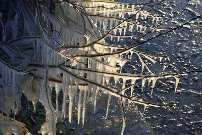 Téli Balaton-stock-foto