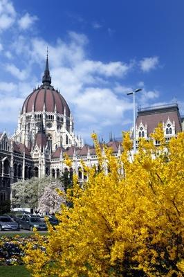 Budapest, Országház (Parlament)-stock-foto