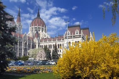 Budapest, Országház (Parlament)-stock-foto