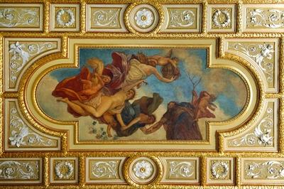 Budapest, Saxlehner-palota (Postamúzeum)-stock-foto