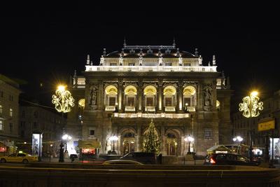 Budapest, Magyar Állami Operaház-stock-foto
