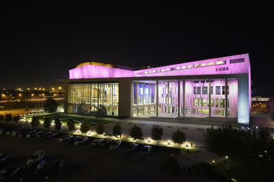 Budapest, Művészetek palotája (MÜPA)-stock-foto