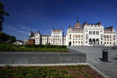 Budapest, Országház (Parlament)-stock-foto