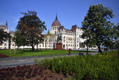 Budapest, Országház (Parlament)-stock-foto