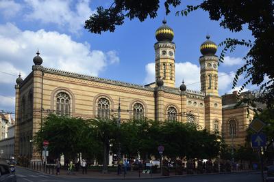 Budapest, Dohány utcai zsinagóga (Nagy Zsinagóga)-stock-foto