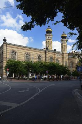 Budapest, Dohány utcai zsinagóga (Nagy Zsinagóga)-stock-foto