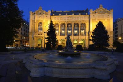 Budapest, Pesti Vigadó-stock-foto