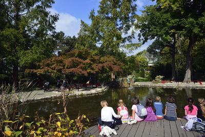 Budapest, Margit-sziget-stock-foto