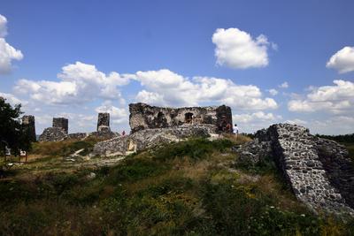 Csobánc vára-stock-foto