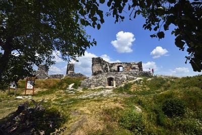 Csobánc vára-stock-foto