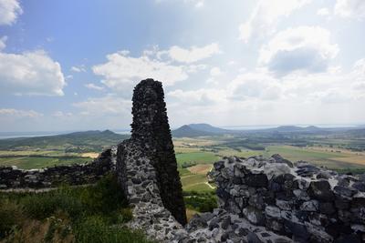 Csobánc vára-stock-foto